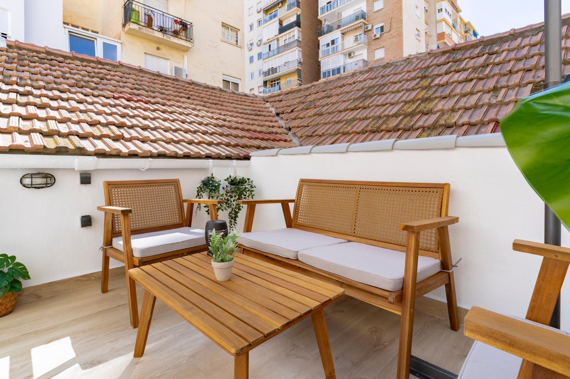 הוילה מאלגה Casa Premium Playa Centro Estacion De Tren מראה חיצוני תמונה